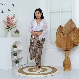 Lembaran Kain Kamen Sutra Paris Premium Motif Garuda Free Selendang ATBM