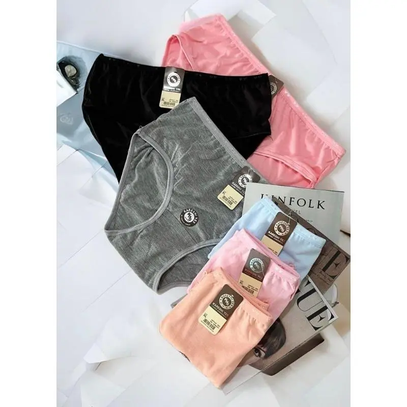 6 Pcs Celana Dalam Wanita Dewasa Mirip Yss 2907 Katun Poliester Polos Lucu Cewek Motif Remaja Cd Murah Dasar Panites celana dalawa cewek 3