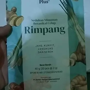 [BPOM] Teh Rimpang Detoplus ala JSR - Teh Kunyit Jahe Lengkuas Sereh sudah BPOM & Halal MUI - Teh Celup Minuman Rempah alami - Original Herbal Tea