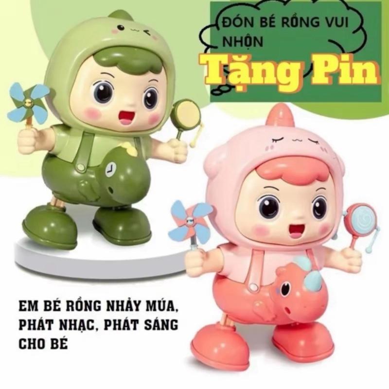 [Tặng Pin] đồ chơi Em Bé Rồng nhảy múa cho bé . Có Nhạc Nhảy Múa Ngộ Nghĩnh