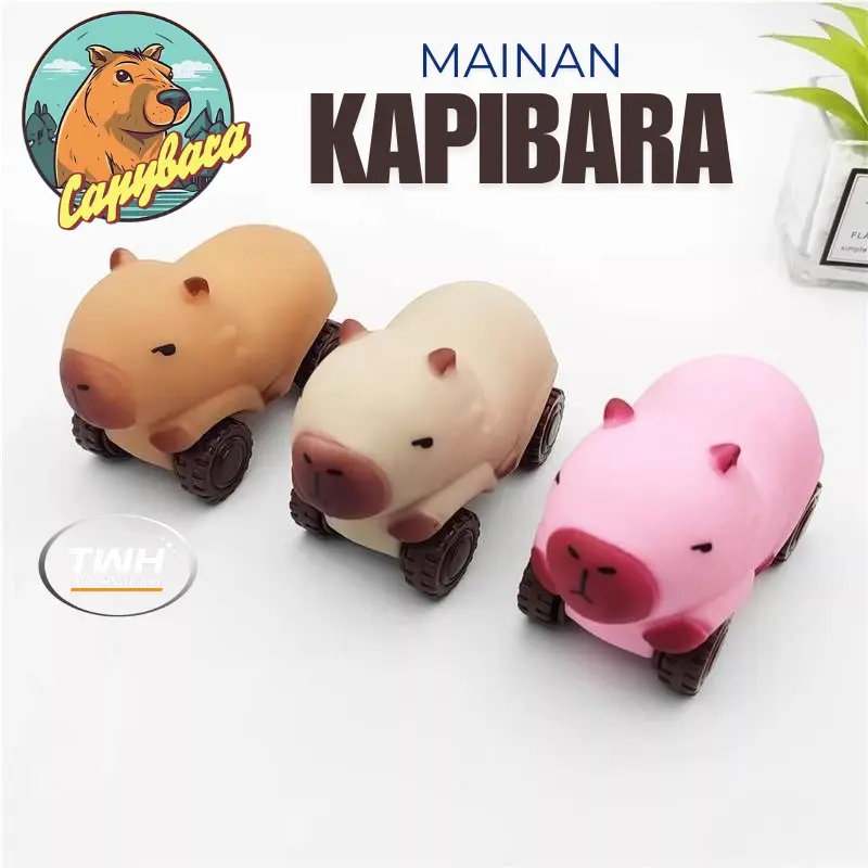 MAINAN KAPIBARA / CAPYBARA LUCU BISA BERUBAH BENTUK DITARIK DAN DICUBIT HADIAH LUCU UNTUK DIMAINKAN ANAK & DEWASA 0
