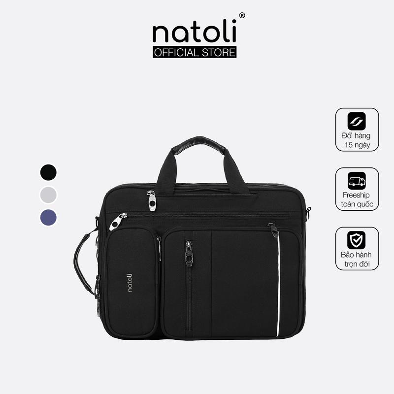 Cặp và balo Thương hiệu Natoli Cặp đa năng, Balo đa năng nhiều ngăn BST Classic Multifunctional Backpack B17