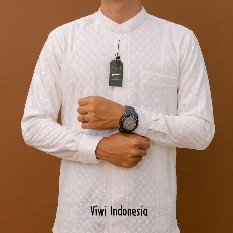 baju kemko lengan berkancing bahan katun paris - Shop | Tokopedia