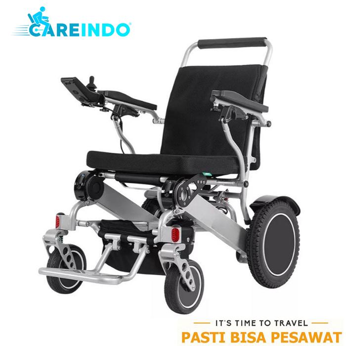 Gambar Kursi Roda Elektrik Travelling Ringan  DYW30A-25 Garansi Resmi dari Careindo Wheelchair Kota Administrasi Jakarta Barat Tokopedia