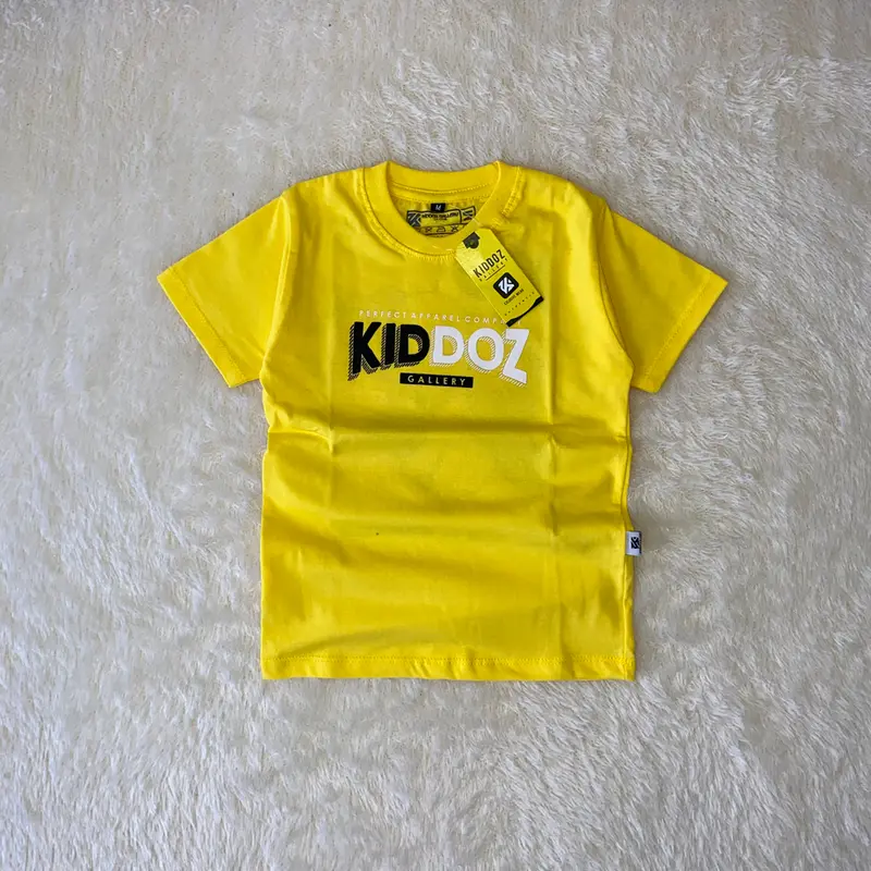 Baju Kaos Distro Anak Laki-Laki Perempuan Katun Adem Usia 4-12 Tahun Kuning Avatar - Motif, Pakaian 1