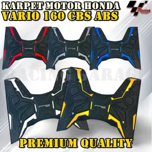 KARPET VARIO 160 ABS CBS BORDES PIJAKAN ALAS KAKI KARET RUBBER ANTI LICIN V160 PREMIUM QUALITY PNP Motor