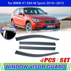 4pcs Car Window Door Visor for BMW X1 E84 M Sport 2010~2015 2011 2012