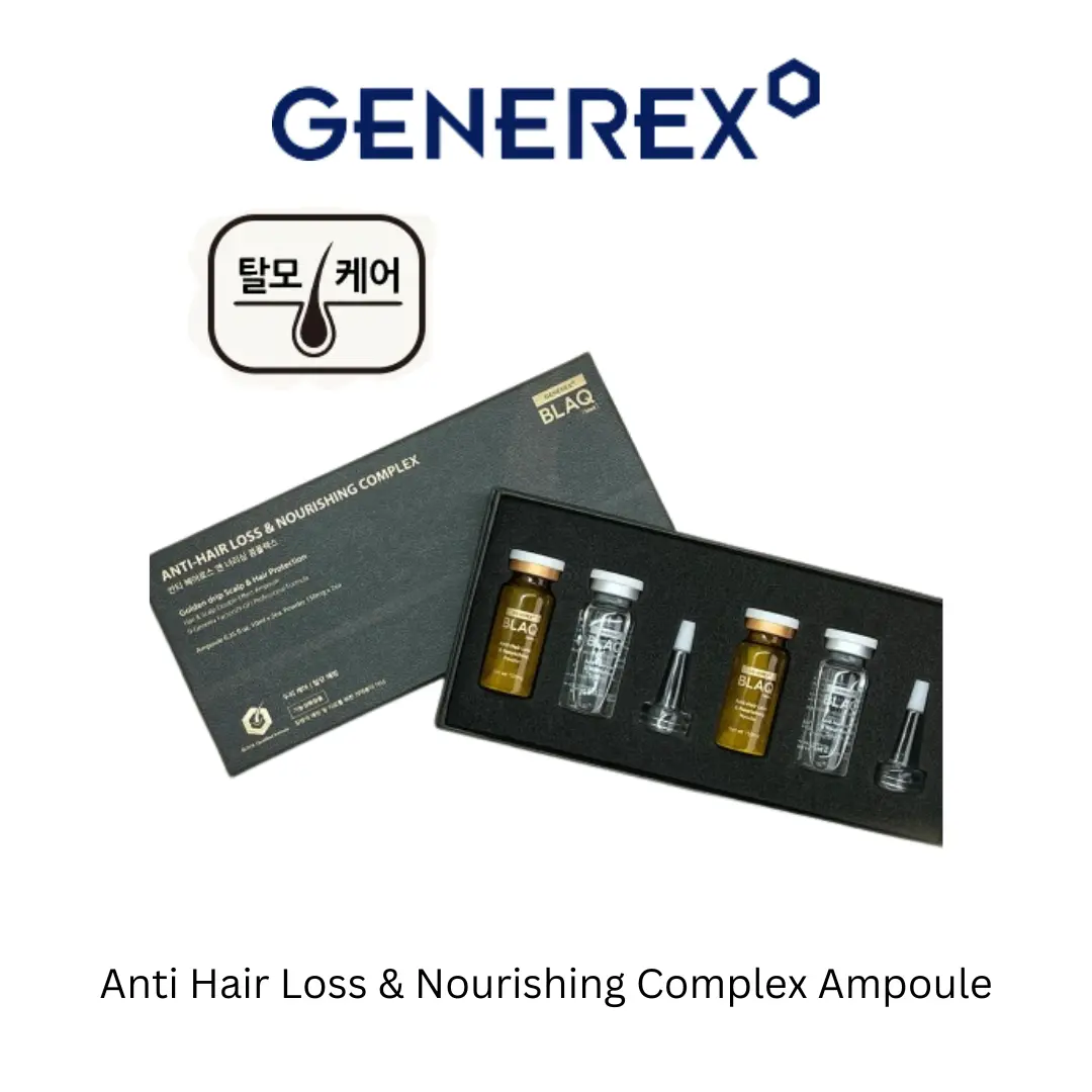Generex - 1 BOX - L14 Anti Hair Loss & Nourishing Complex Ampoule (10ML X 2EA) [EXP: 1 AUG 2027]