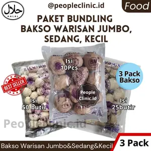 PAKET BUNDLING BAKSO WARISAN FROZEN FOOD TERENAK