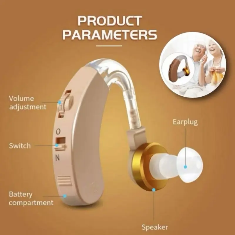 ￼Alat Bantu Dengar Pendengar Pendengaran Telinga Orang Tua Hearing Aid Wireless Original Powertone