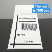 Gambar KERTAS LABEL PRINTER BARCODE 100 X 150 MM ( 1 LINE ) THERMAL isi 300 - Isi 300 dari Barcode Store Solutions Kota Administrasi Jakarta Pusat 4 Tokopedia