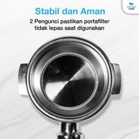 Gambar USEA x One Two Cups | Portafilter Single Spout Stainless Steel 58mm - AL304 - Hitam, Kayu Rosewood dari Usea Official Store Kota Administrasi Jakarta Barat 4 Tokopedia