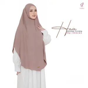 Imazan ~ Hava Series Khimar Syar'i Instan Non Pad Crinkle Airflow Premium Khimar Syar'i Praktis Khimar Nyaman Model Terbaru Simple Muslim Jilbab Syari