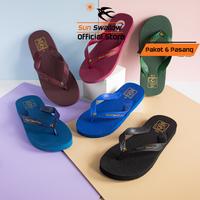 Gambar Paket 6 Pasang Sandal Jepit Karet Pria Sendal Sun Swallow Pearl Spike Series dari Sun Swallow Sandals Kota Administrasi Jakarta Utara 1 Tokopedia