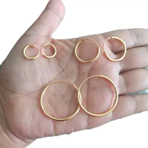 Anting gipsy kecil & besar polos cocok buat anak/ dewasa