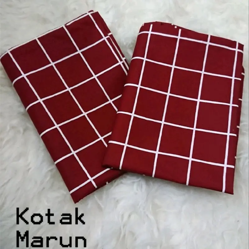 sarung bantal guling paket sarung bantal motif kotak kotak sarung guling tali sarung bantal standar Resleting 4