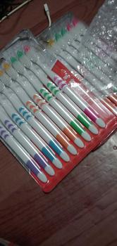 Product Review of แปรงฟัน แปรงสีฟันผู้ใหญ่ ได้ 2 แพ็ค /1 แพ็ค บรรจุ 10 ชิ้น ช่องปาก นุ่ม from N**t M** L** 0