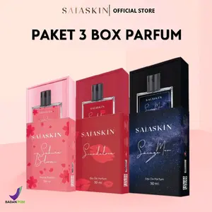 PAKET 3 BOX PARFUM SAIASKIN EDP 30ML PARFUM TAHAN LAMA