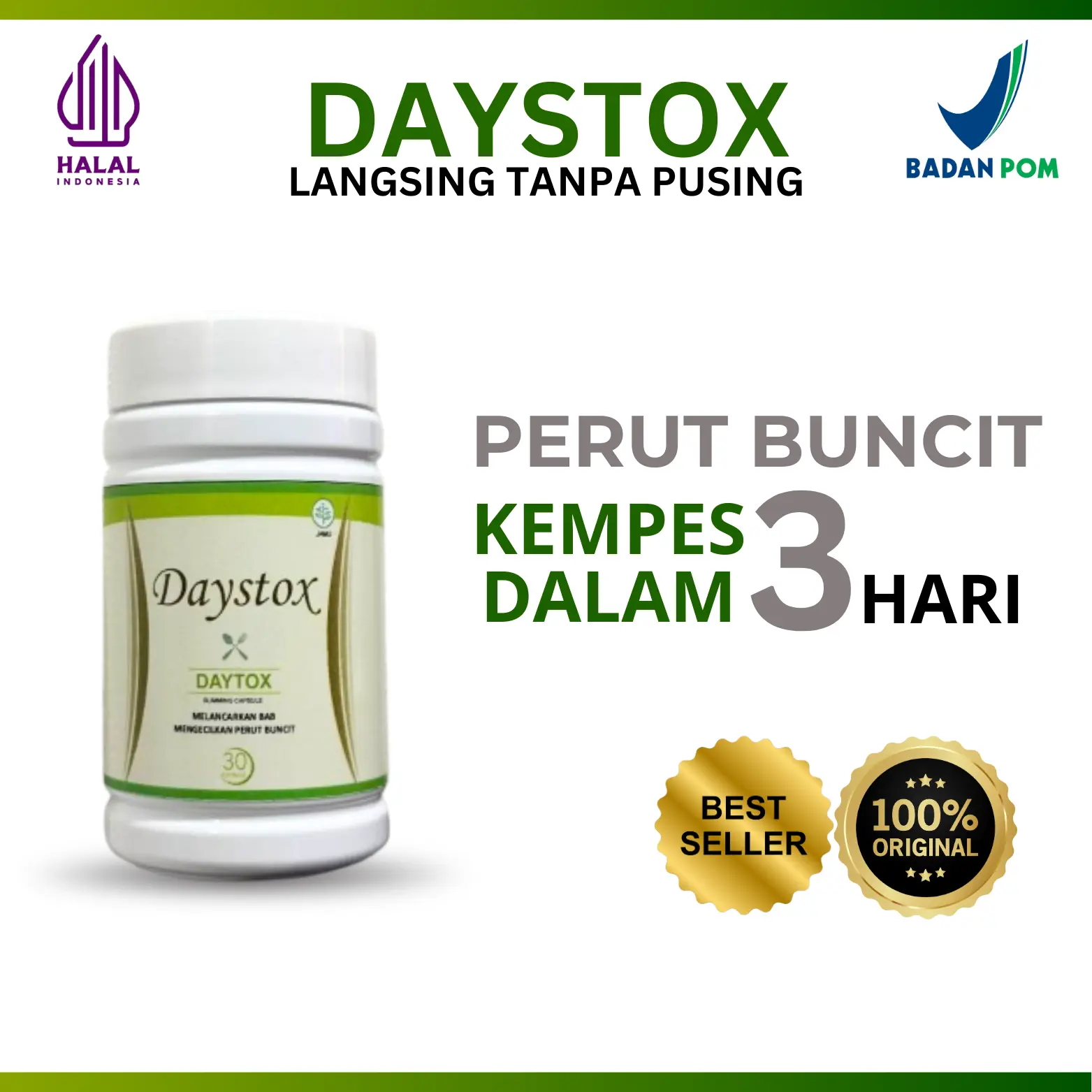 Daystox EXTRA Premium Isi 30