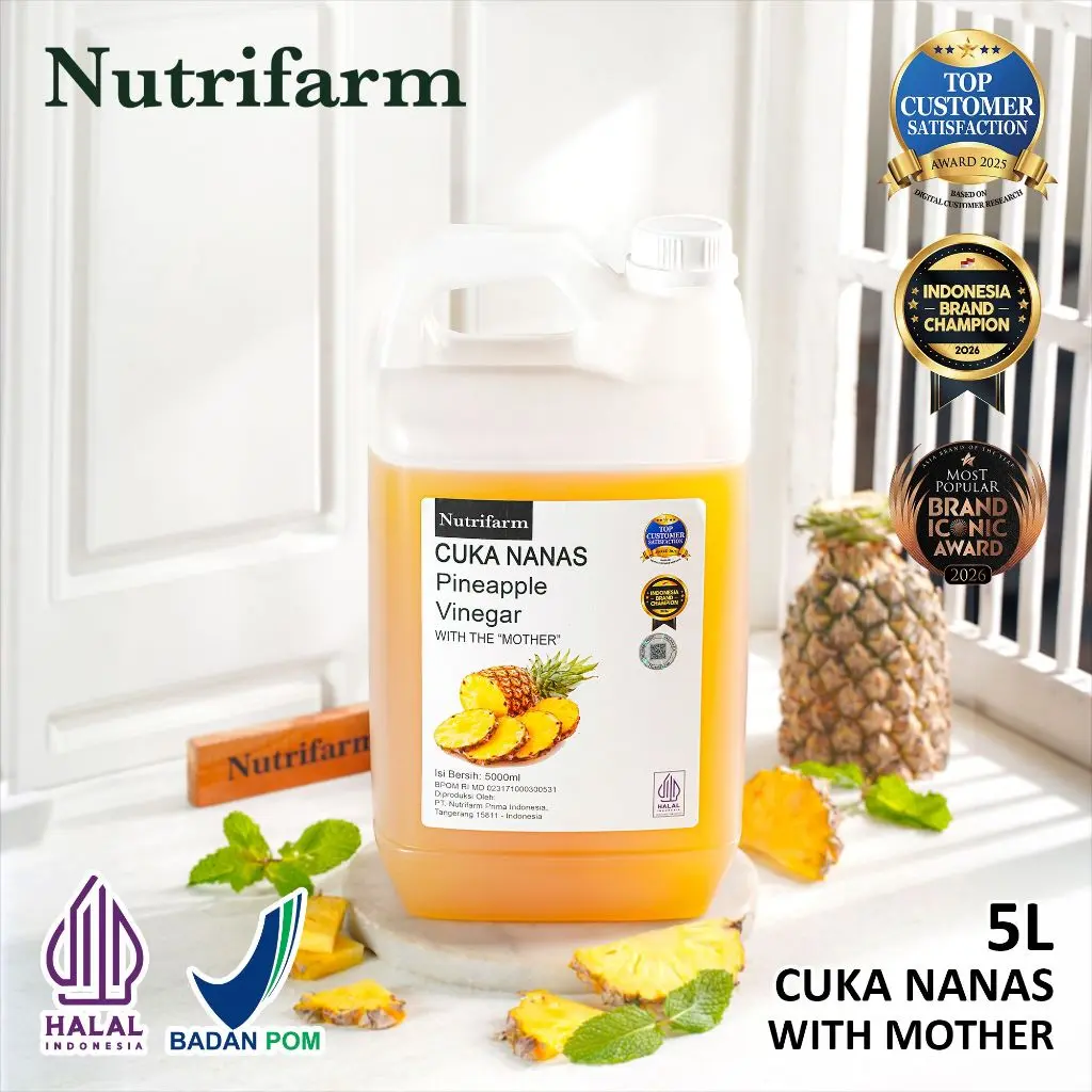 Nutrifarm Cuka Nanas 5 Liter with Mother