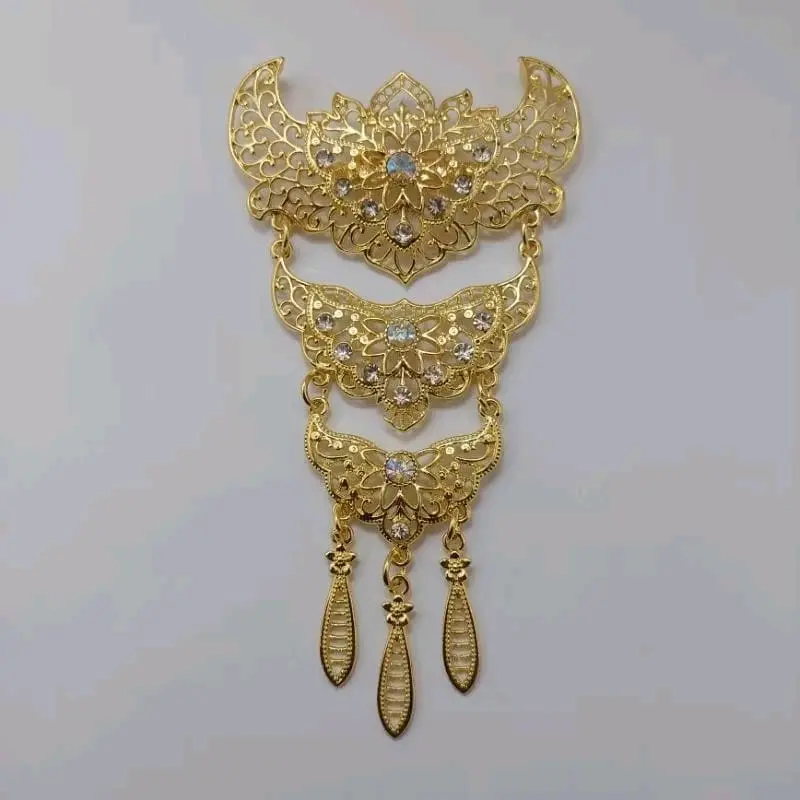 Bros Kebaya Susun 3/Bros KutuBaru/Bros Jilbab Susun,Bros Hijab Clips Silver 0