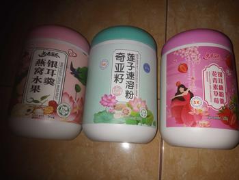 Product Review of Bubuk teratai Paket Hemat 3 Toples 500gr(random)logo halal from Q**a 1