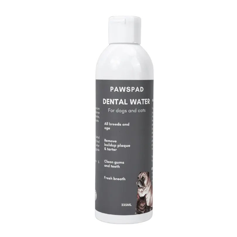 Pawspad dental water - Penghilang Bau Mulut, Plak dan Tartar pada Anabul - 235 ML