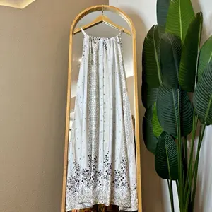 Lily Dress Rayon Premium Baju Wanita Busui Friendly Panjang 130cm Motif Cantik Lembut Nyaman untuk Aktivitas Sehari-hari Gaun Casual