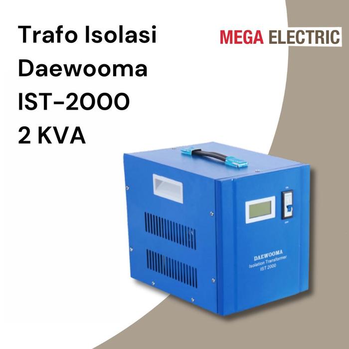 Gambar Trafo Isolasi Stepdown Daewooma 2kva 220v/220v -110v - Unit dari MEGA ELECTRIC HWI Kota Administrasi Jakarta Barat 5 Tokopedia