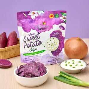 Greenday Purple Sweet Potato - Sour Cream & Onion | Healthy Vegetable Snacks