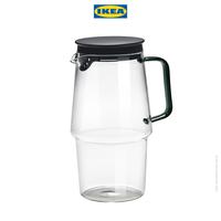 Gambar IKEA SKINNFISK Gelas Pitcher Dengan Penutup Serbaguna Bening Bahan Kaca 1.2L dari IKEA Indonesia Kota Administrasi Jakarta Timur 2 Tokopedia