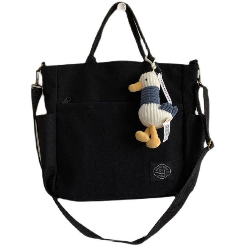 Product Introduction of New Arrival Canvas Tote Handbag Simple Large capacity single shoulder Bag messenger bag for men and women 20