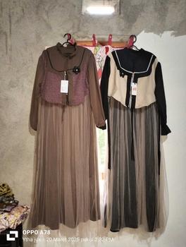 Product Review of Ayucitra gamis bianca fashion muslim dress wanita kekinian terbaru  panjang remaja kondangan mewah gaun from Y**s 0