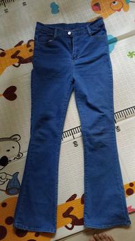 Product Review of High Waist Jeans Streach Wanita Cutbray || Korean Style Straight Loose Cutbray Wanita Premium || Cutbray Jeans Wanita Bahan Melar Panjang Tebal Celana Hitam Dark from r**a 0