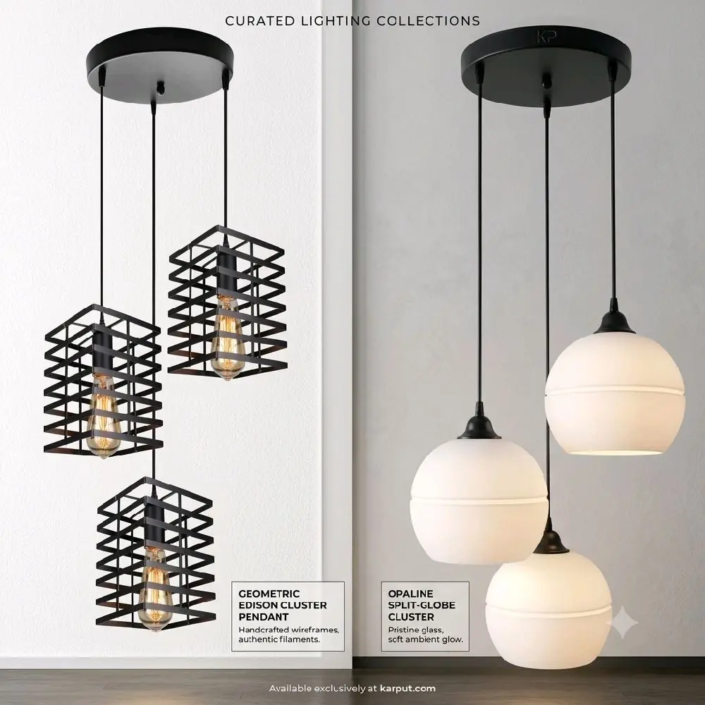 Lampu Gantung Minimalis 3in1/Lampu Hias Ruang Tamu,Cafe Estetik