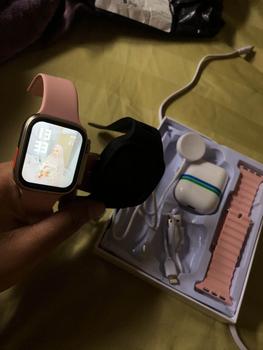 Product Review of [BELI 1 DAPAT 4] JAM SMARTWATCH I8ULLTTRA 2 TALI -TWS- JAM TANGAN FASHION - PELACAK KALORI - PELACAK DENYUT JANTUNG from Y**i 1