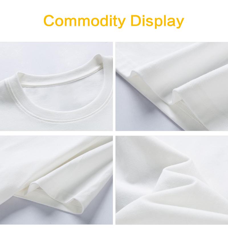 T-shirt Atasan Baju Kaos Oversize Pria Putih Lengan Pendek Dewasa Distro Katun Combed C610 C611 6