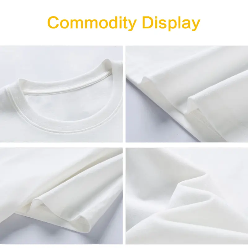 T-shirt Atasan Baju Kaos Oversize Pria Putih Lengan Pendek Dewasa Distro Katun Combed Cowok C104 3