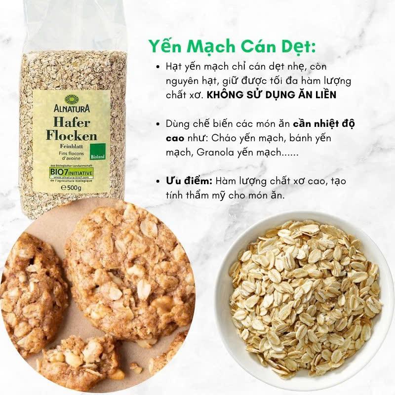 Yến Mạch HAFER FLOCKEN, yến mạch hữu cơ MARKAL Pháp 1