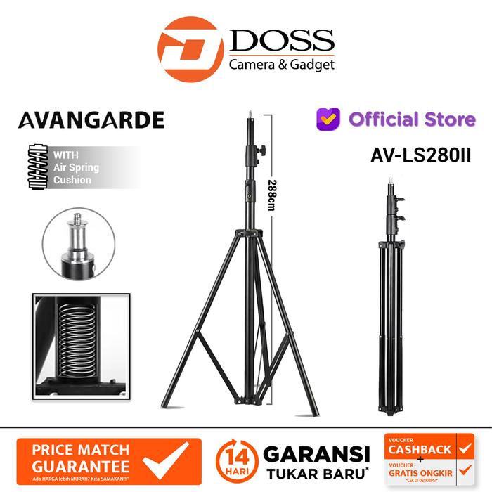 Gambar Avangarde AV-LS280II Lightstand with Air Spring Cushion Light Stand dari Doss Surabaya Kota Surabaya Tokopedia