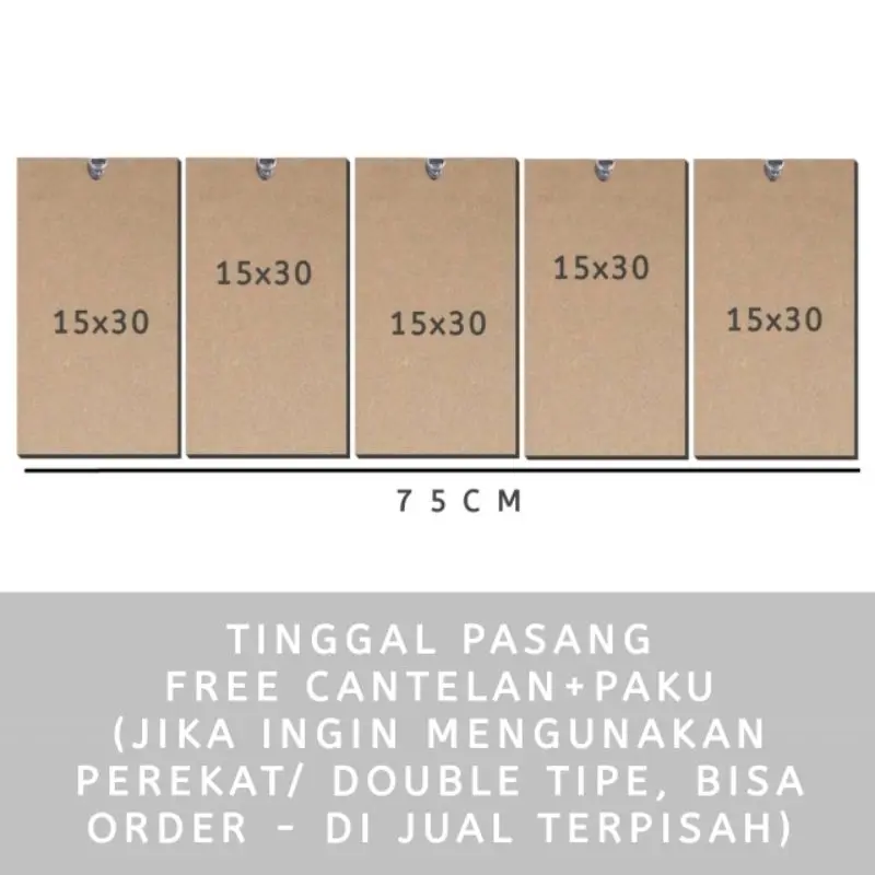 Hiasan dinding kamar Poster kayu band Bmth 1 set - Pajangan 4