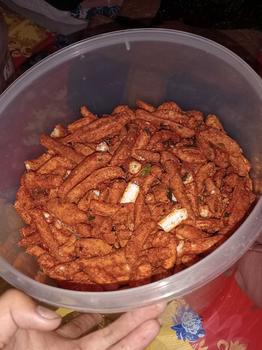 Product Review of Basreng Stik Pedas Daun Jeruk 500gr from m**a 1