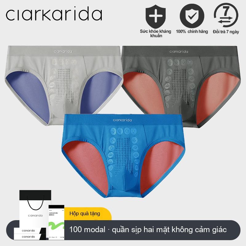 Quần Lót Nam, Clarkarida, Đồ Lót Sip Không Viền, Siêu Mỏng, Đồ Lót Không Đường May, Đồ Lót Đùi Nam, Bộ Đồ Lót 3 Món H33, Thoải Mái, Kháng Khuẩn Và Tươi Mới, Quần Lót Nam Cao Cấp 1