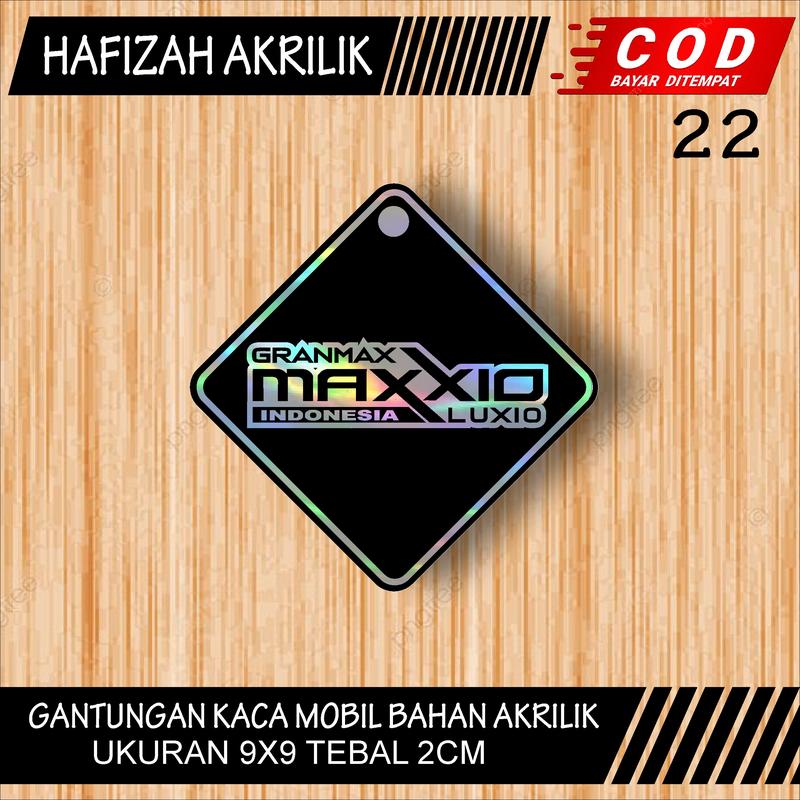 (COD)GANTUNGAN KACA MOBIL (AKRILIK) GANTUNGAN KACA TRUK VARIASI GANTUNGAN KACA MOBIL HOLOGRAM VARIASI BEBAS CUSTOM KODE 47 7