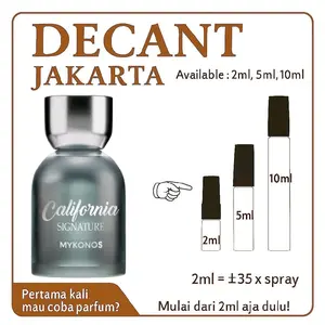[ Decant ] Mykonos  California Signature Original 100% - California OG  - Vial - Tester - Share in jar - Parfum Travel Size