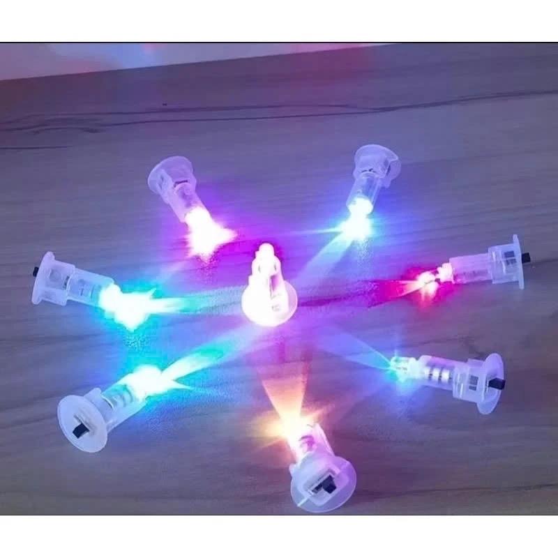 Combo 2 Đèn led gắn đèn lồng,thay nến trung thu, đèn led 7 màu