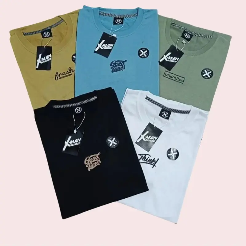 Paket 2 Pcs Kaos Distro Motif Simple Bahan Semi Katun 24s Terbaru Dewasa Baju Harian Premium Nyaman Unisex 5