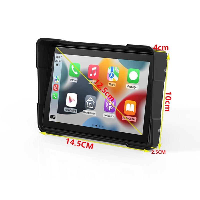 Product Introduction of HD 5-inch PND CarPlay/Android Auto/Apple AIRPL outdoor waterproof 7