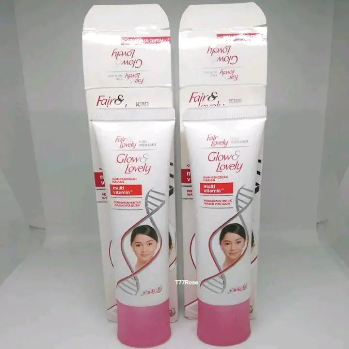 ( 2 Pcs ) Pelembab Fair & Lovely Glow & Lovely ukuran kecil 23g