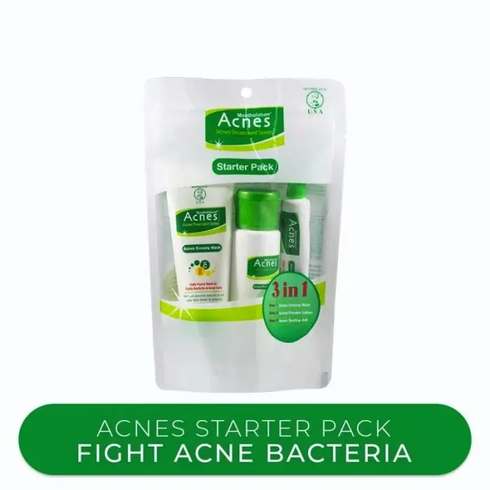 NEW Acnes Starter Pack Acnes Treatment Series 3 Items 1